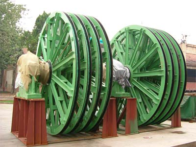 天輪、導向輪